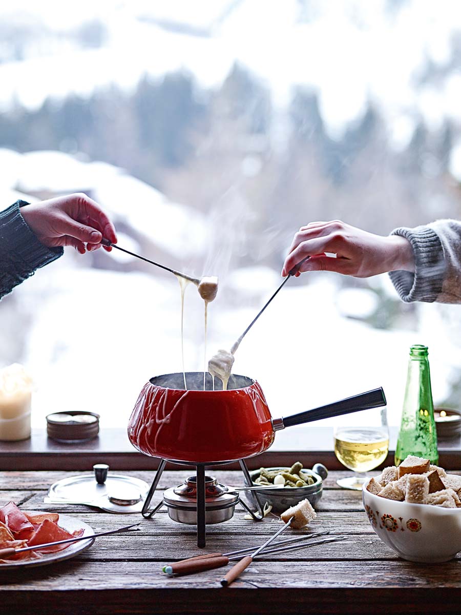 Cheese Fondue in Swiss - 10 Trips for Digital Detox-