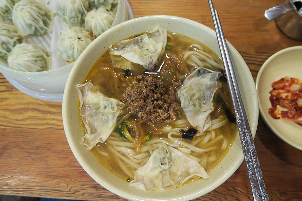 Traditional Korean noodles - Food in Seoul