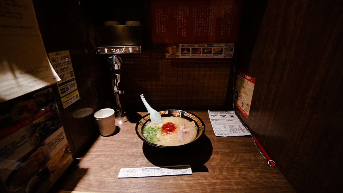 Ichiran ramen - quirky-tokyo-guide
