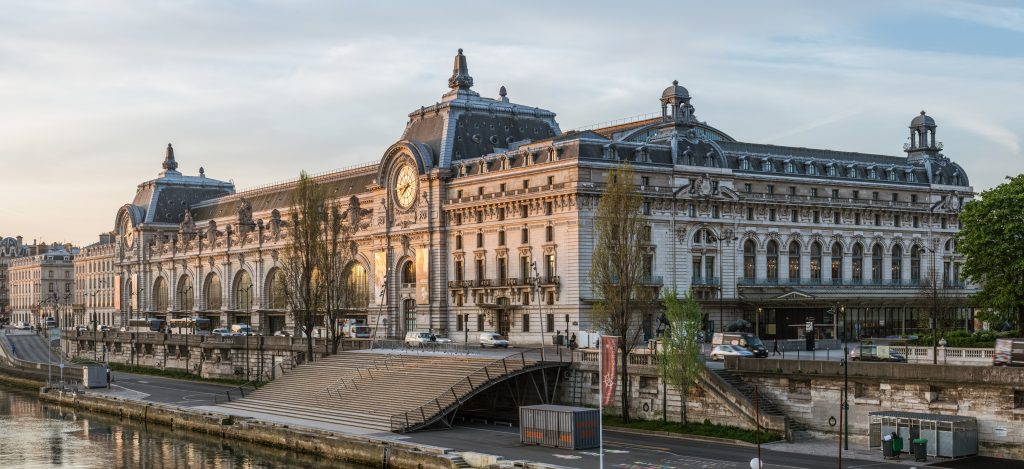 Musee d'Orsay, North-West view, Paris 7e