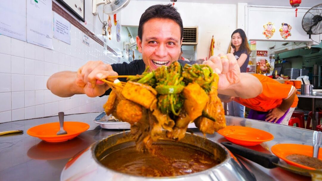 Malaysian Food in Melaka - SPECIAL SATAY + Asam Pedas and ...