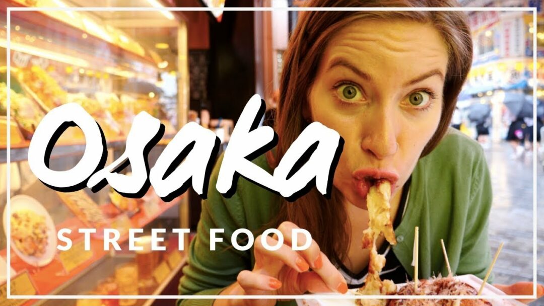 Japanese Street Food Tour in Osaka, Japan