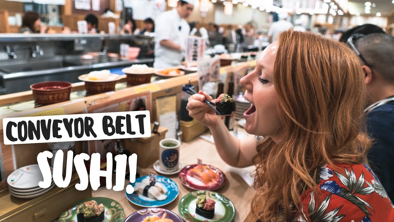 Trying CONVEYOR BELT SUSHI! + Exploring Tokyo, Japan La Vie Zine