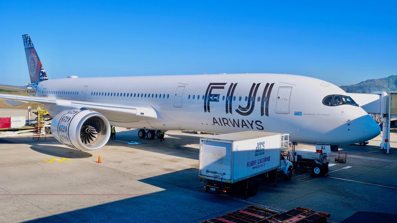 NEW Fiji Airways A350900 Business Class Trip Report Nadi to Sydney (+ economy + flight deck