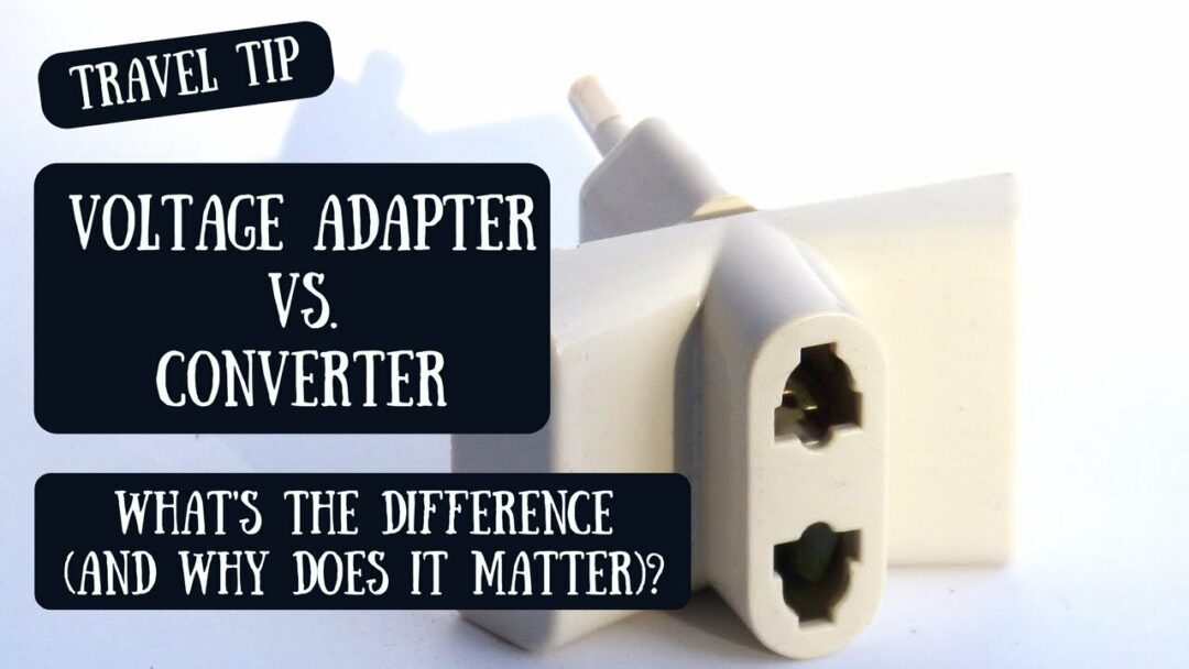 Voltage Adapter or Converter? Understanding the Difference