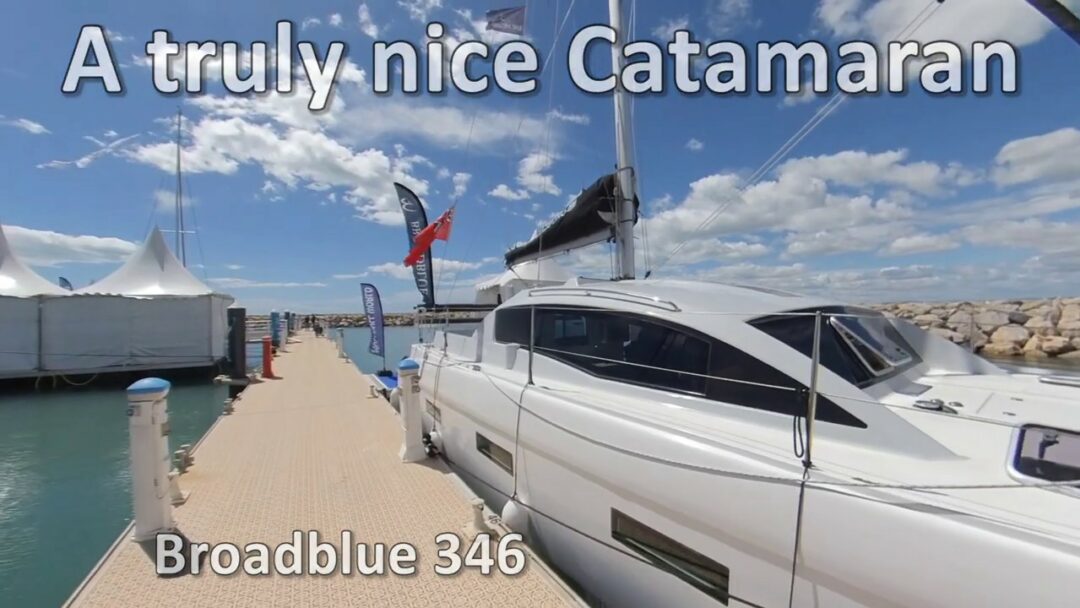 2019 Broadblue 346 at La Grande Motte Catamaran-Show