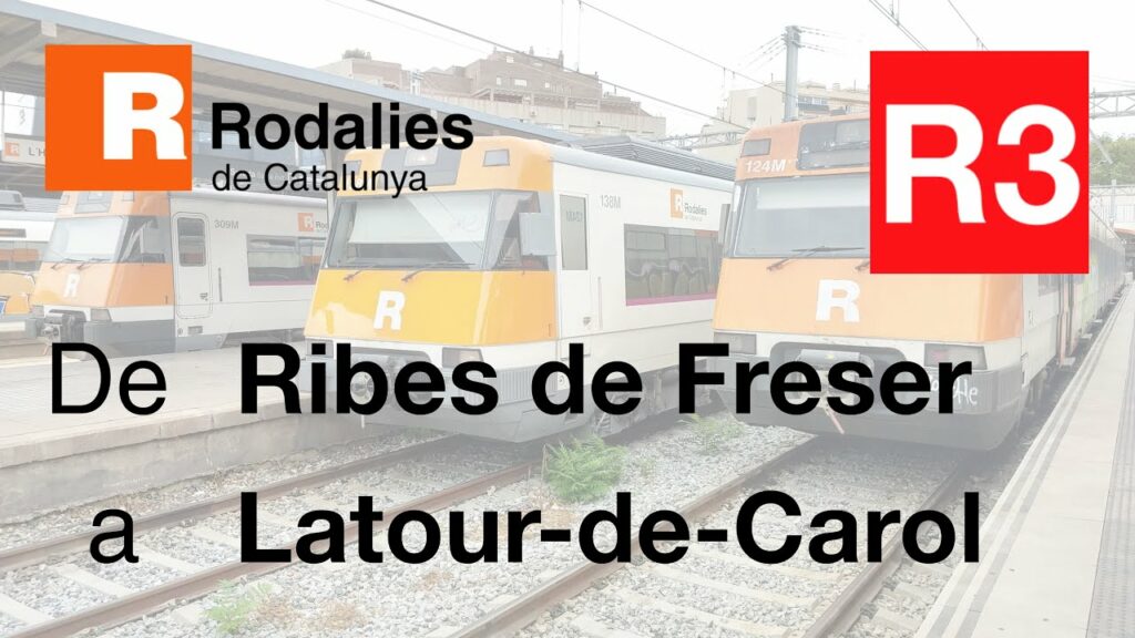 Rodalies Linea R3 Cab Ride ES Ribes de Freser - La Tour de Carol (Línea R3 Rodalies de ...