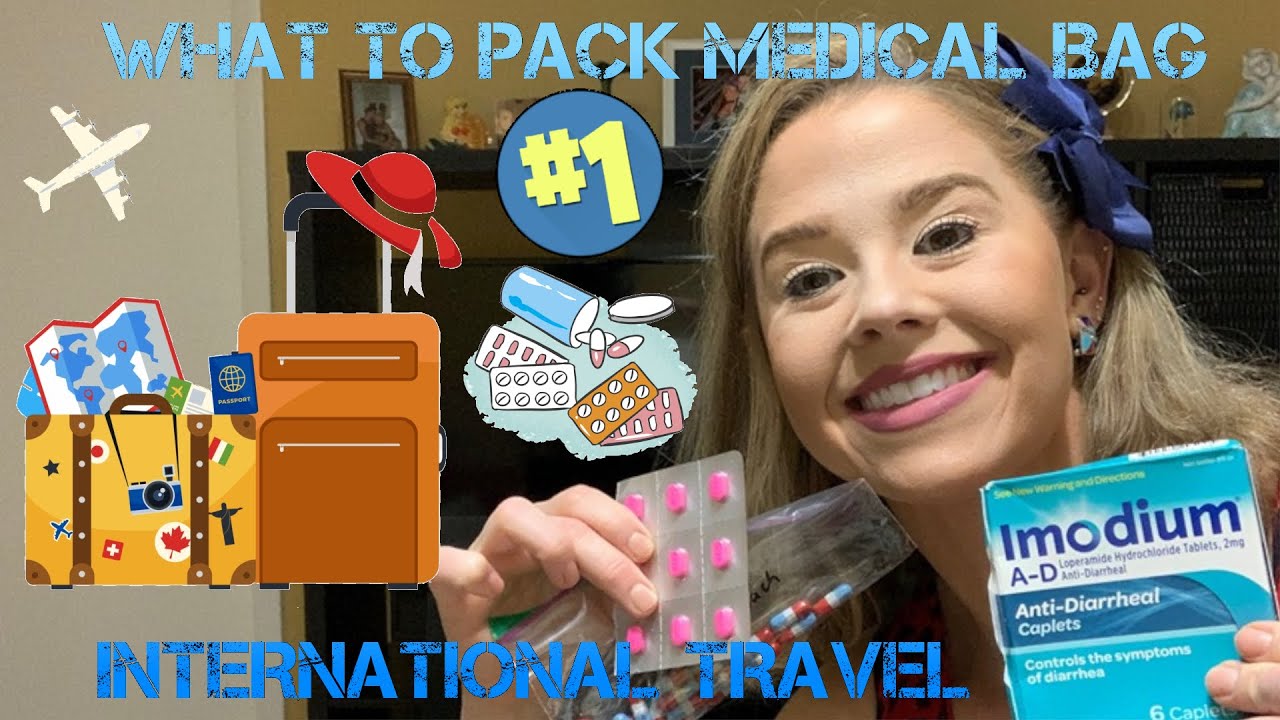WHAT TO PACK WHEN TRAVELLING MEDICINE BAG BRITT TRIPS BRITT TIPS EPISODE 2 TRAVEL Packing TIPS