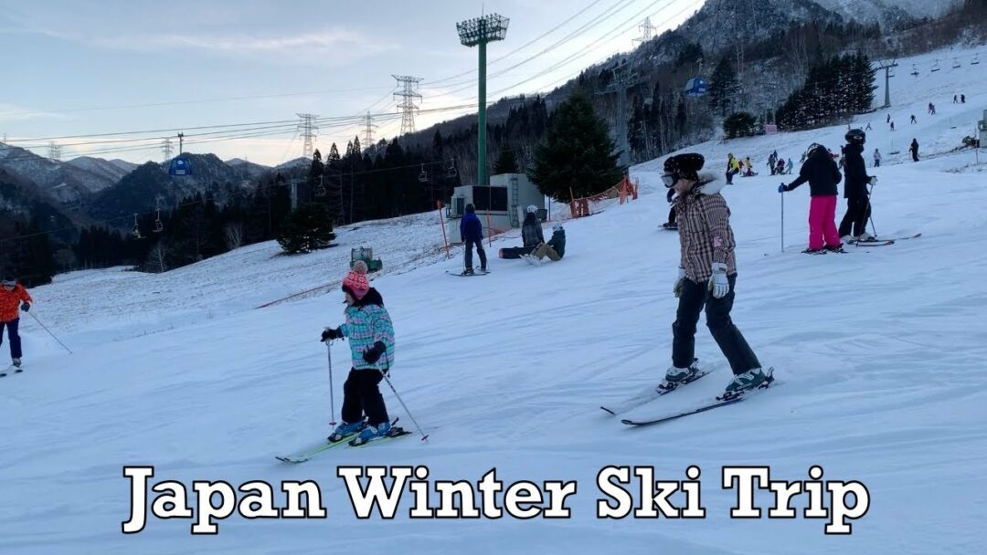 Japan Typical Vacation at Ski Resort - Snow fight road trip skiing snowboard sledding Niigata