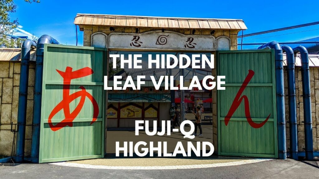 Exploring Naruto's Konoha FujiQ Highland Tokyo Theme Park [F054