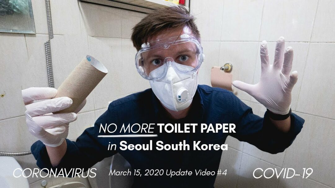 We've run out of TOILET PAPER in Seoul, South Korea - COVID-19 update video 4, March 15, 2020
