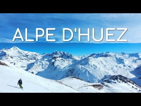 ONE OF THE MOST POPULAR SKI RESORT ALPE D'HUEZ / FRANCE