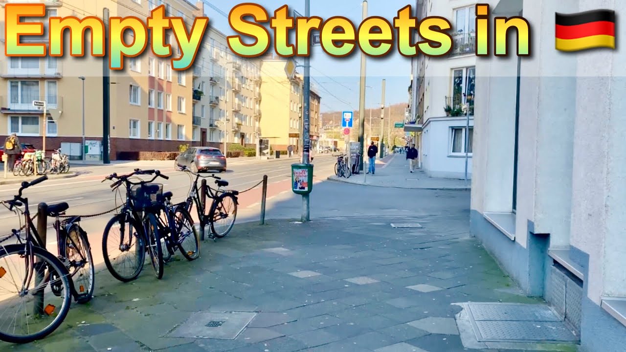 Empty Streets in Germany Walking in 2020 - Dusseldorf Rath Mitte - La ...
