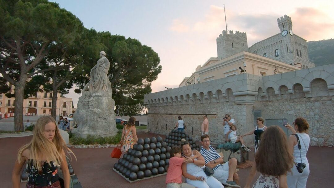 Walking MONACO OLD TOWN incl. Prince's Palace & Cathedral (2019)