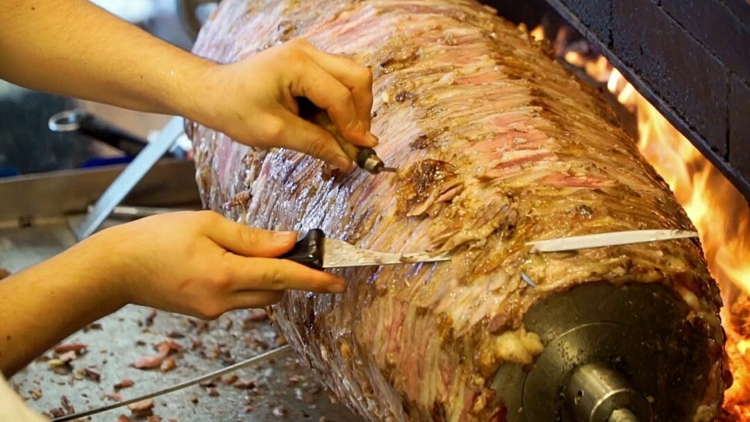 ISTANBUL STREET FOOD | Muslim Street Food HEAVEN - Cağ Kebab + TURKISH STREET FOOD in Istanbul Guide