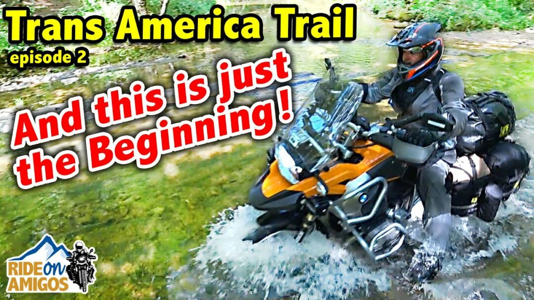 TRANS AMERICA TRAIL on Motorcycle (EAST TO WEST) Riding From COAST TO