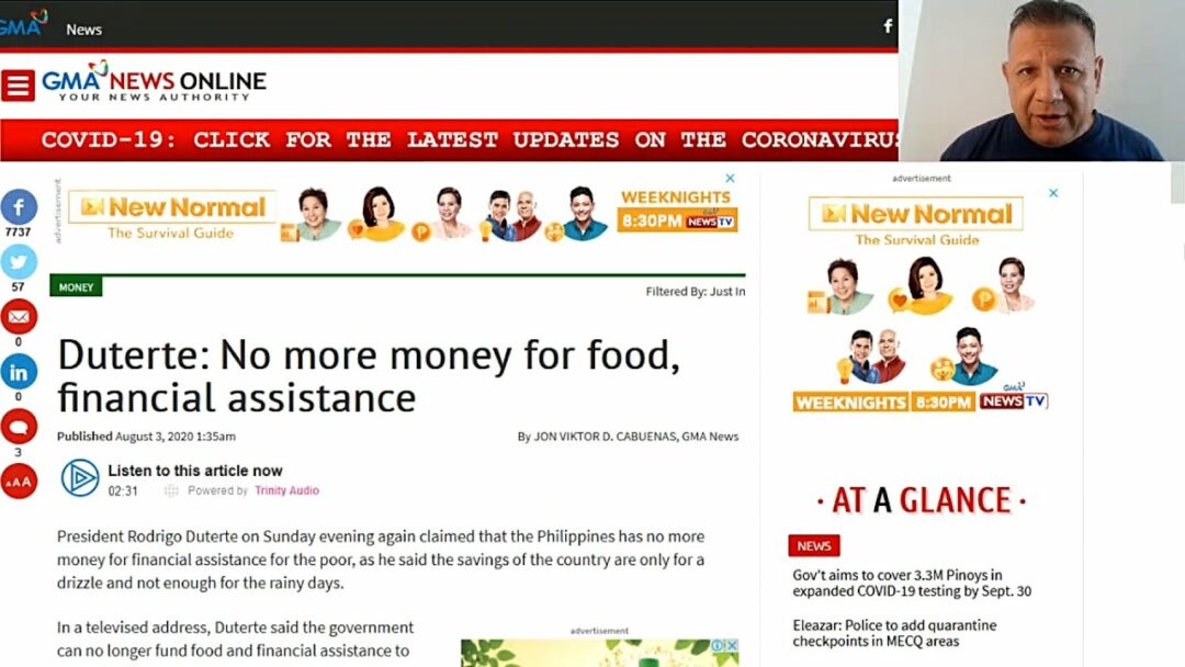 Update: Some Bad News & A Silver Lining - Food Aid, Condo Housing & Covid Cases