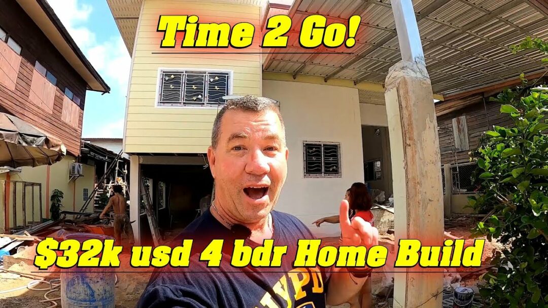 Time to Go! $32k 4 Bedroom Home Build in Isaan