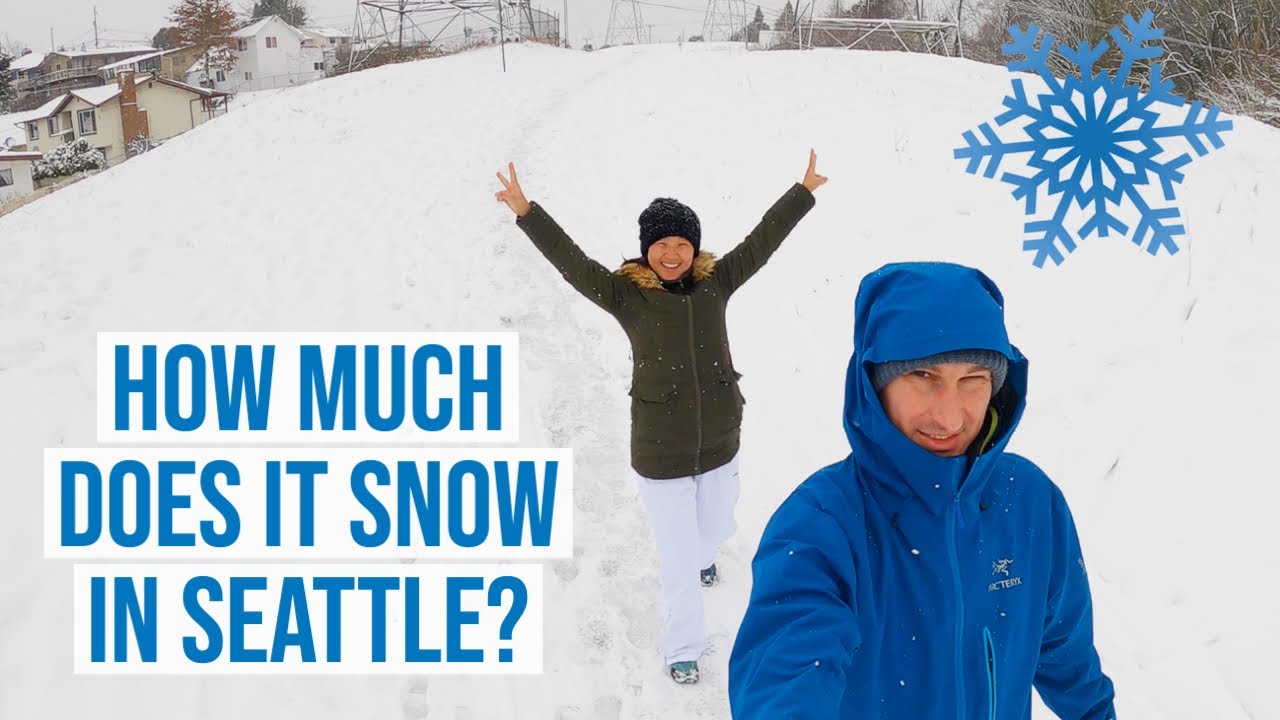 How Much Does it Snow in Seattle? Urban Hiking in the SNOW in South