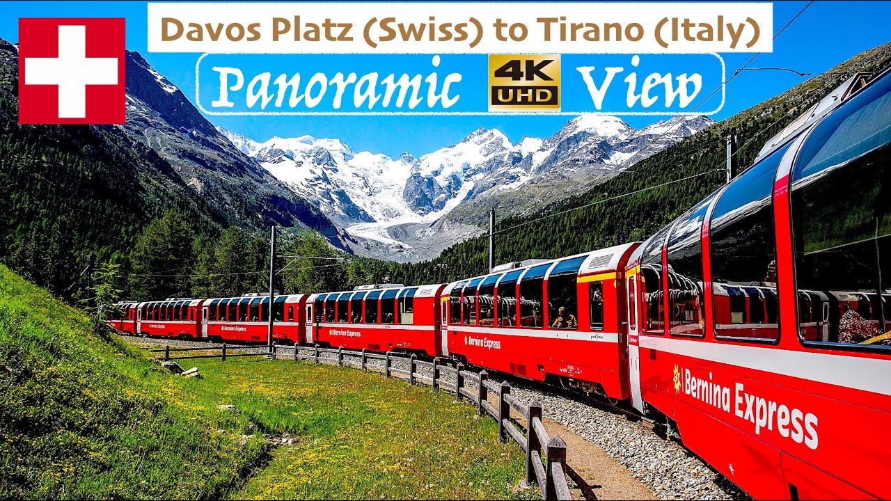 The Bernina Express World's Most Beautiful Train's Panoramic 4K Video La Vie Zine