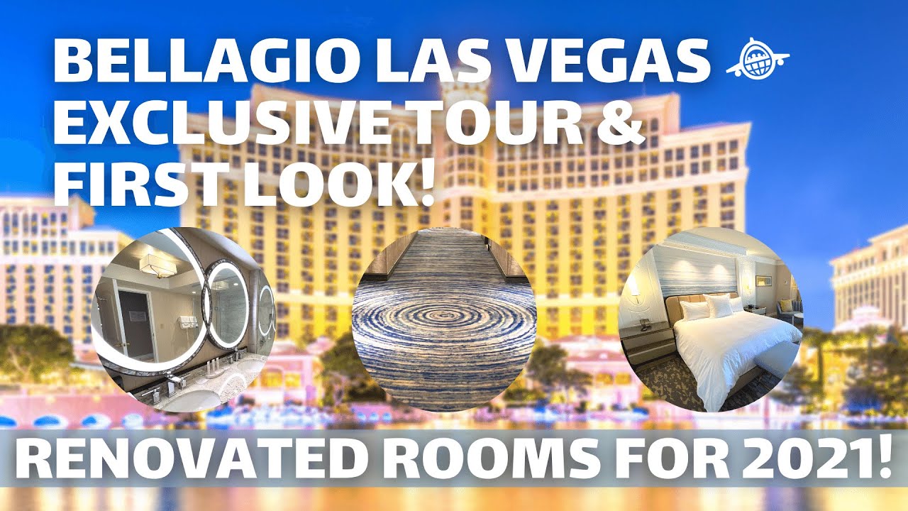 Bellagio Las Vegas Renovated Room Tour 1st Look at New Rooms for 2021