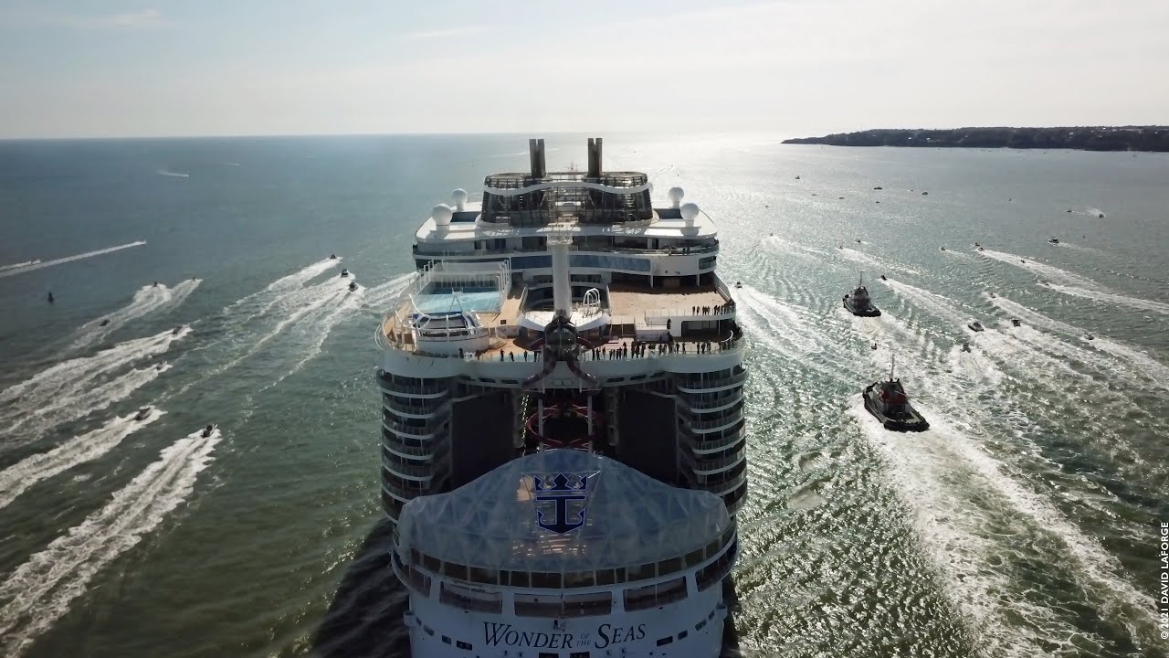 Wonder Of The Seas First Sea Trial The Biggest Cruise Ship In The