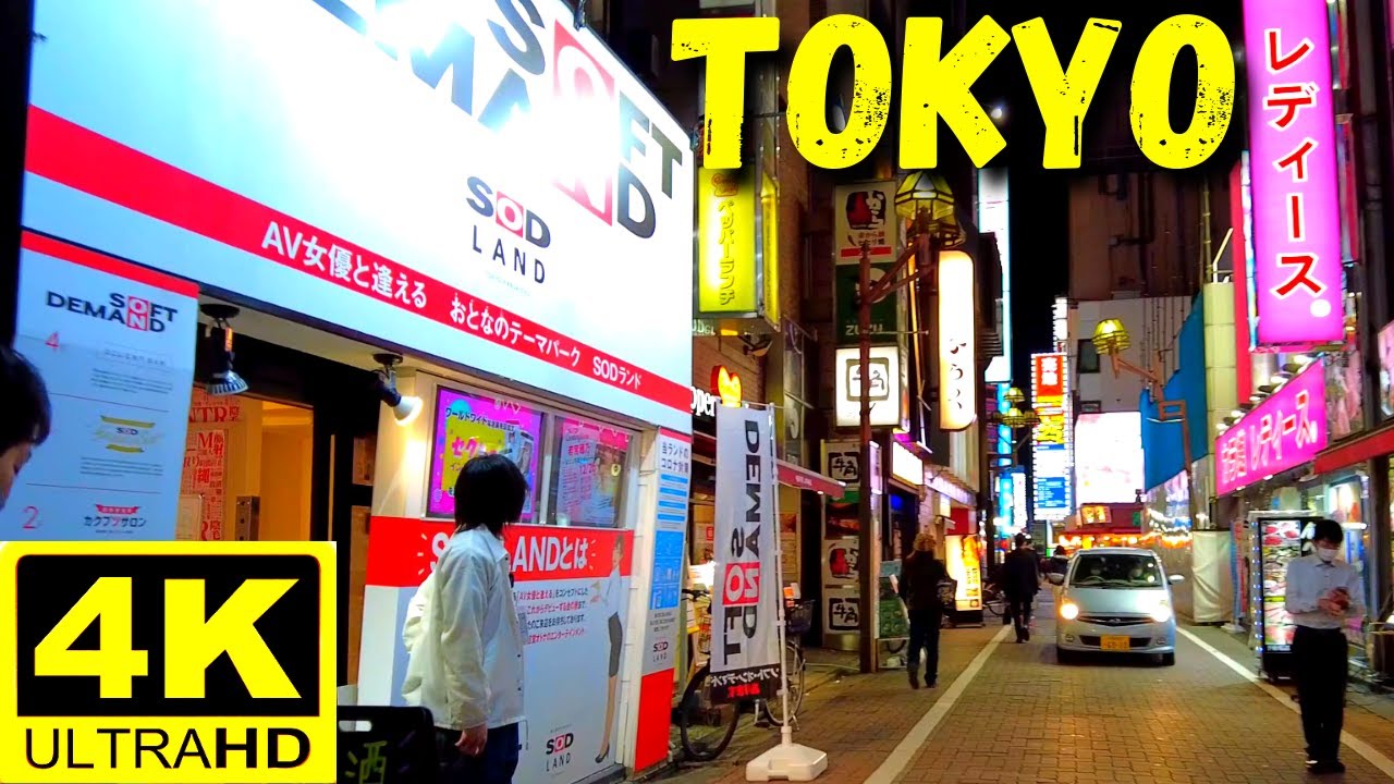 4K UHD Japan walking Tour 2022 Night Walk in Kabukicho, Shinjuku