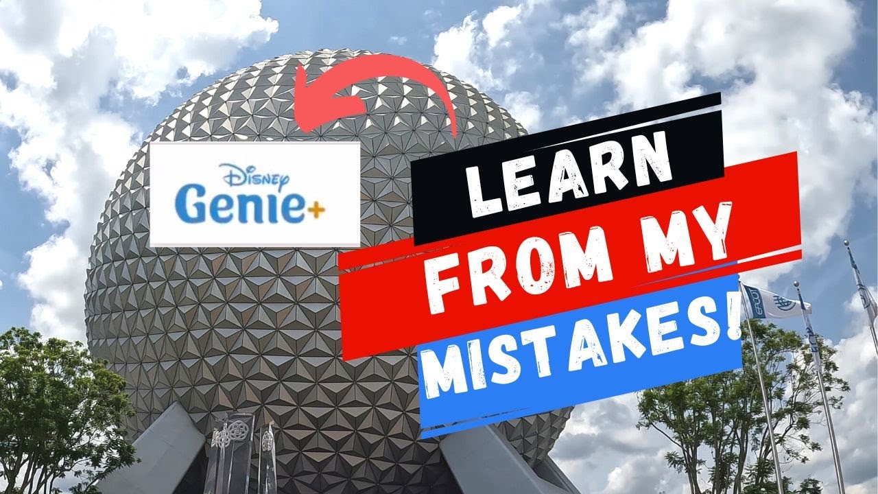 Disney Genie Plus Tips Epcot Disney World Genie Plus Lightning Lane