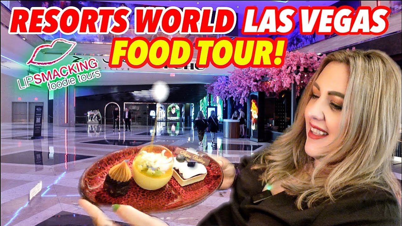 RESORTS WORLD LAS VEGAS FOOD TOUR! “Vegas Sights & Worldly Bites” Lip Smacking Foodie Tour 2022