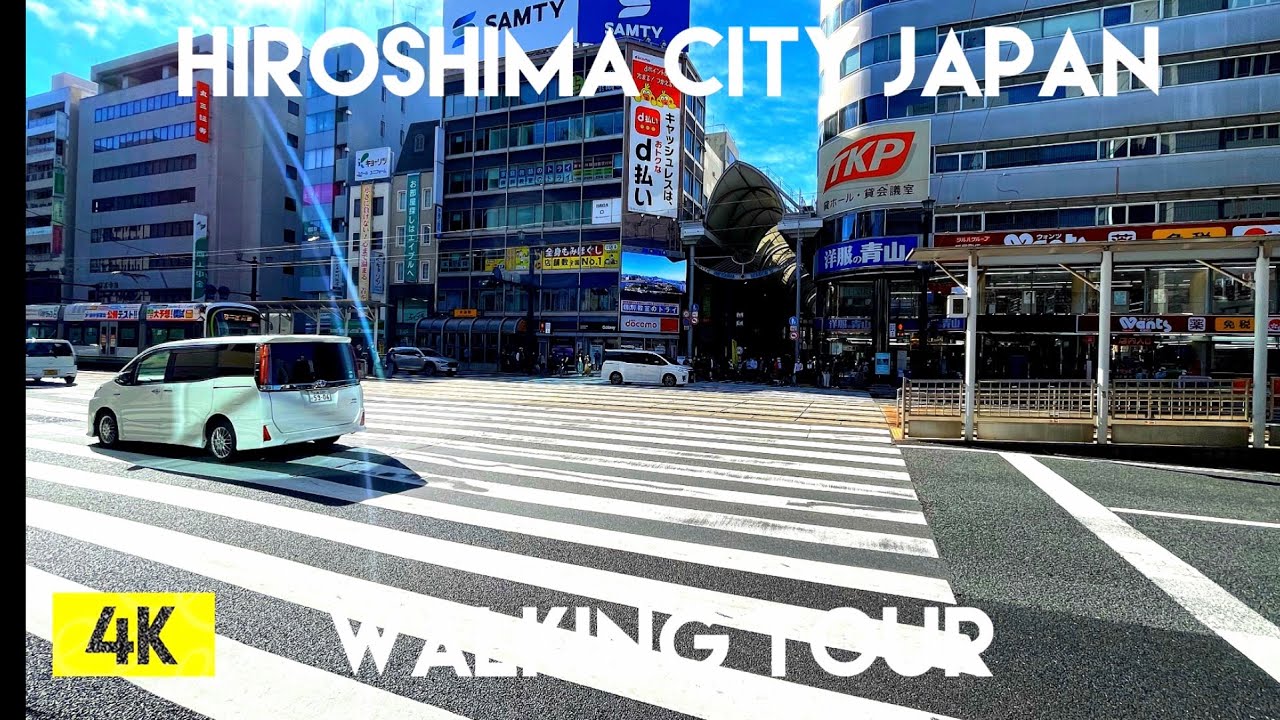 4K Walking tour, Hiroshima Japan shopping district - La Vie Zine