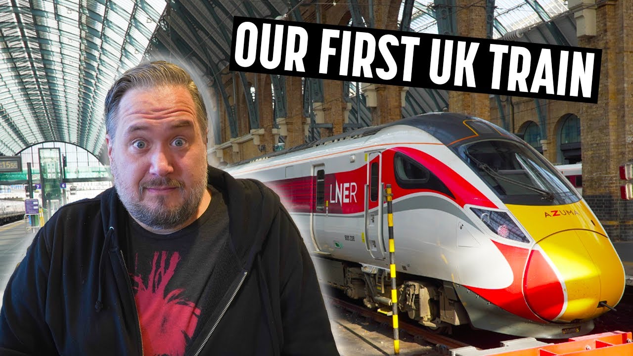 Americans First Time Taking the Train in the UK (Azuma Bullet Train ...