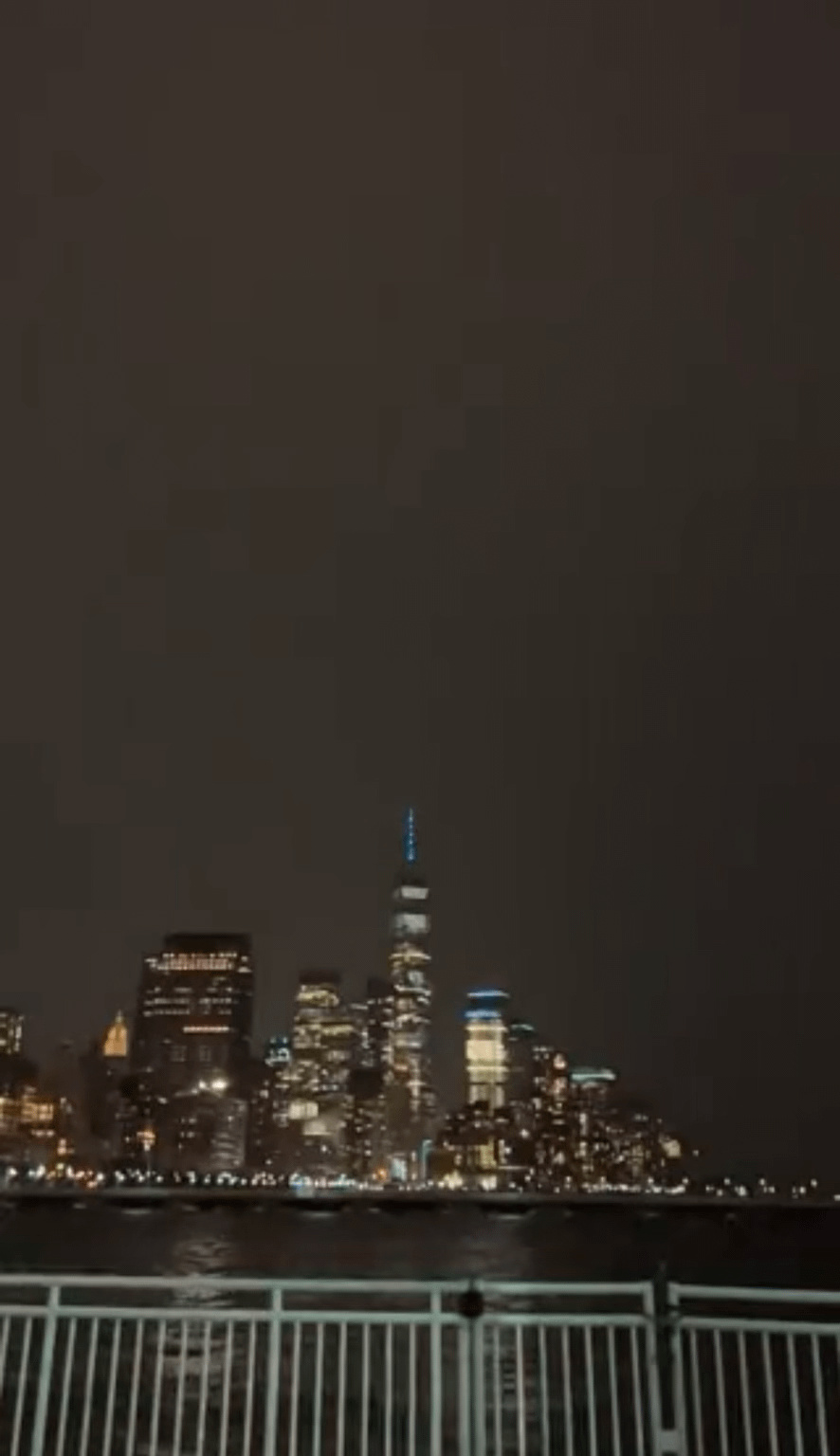 Lightning Strikes One World Trade Center (April 1st, 2023) La Vie Zine