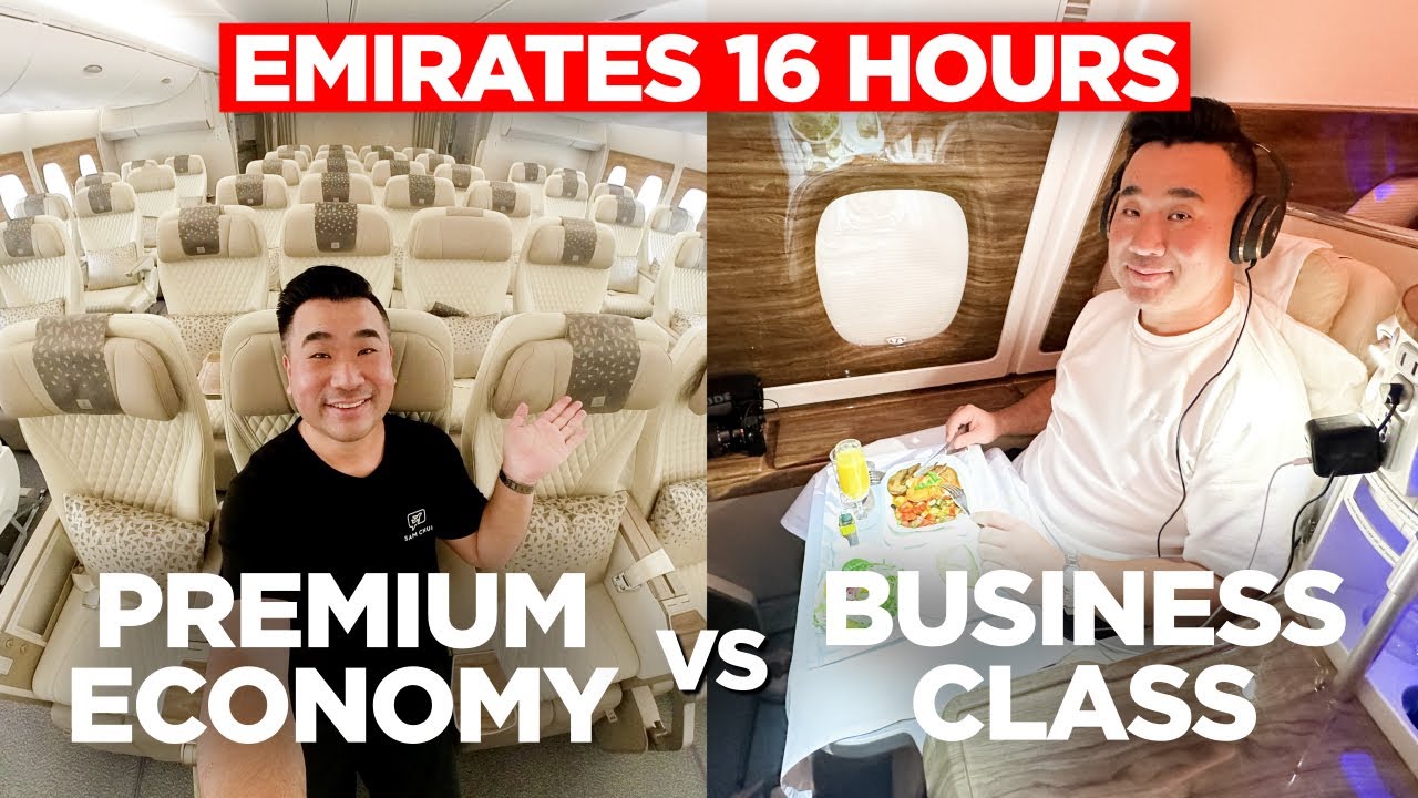 16 Hours in Emirates Premium Economy vs Business Class What’s Better? La Vie Zine