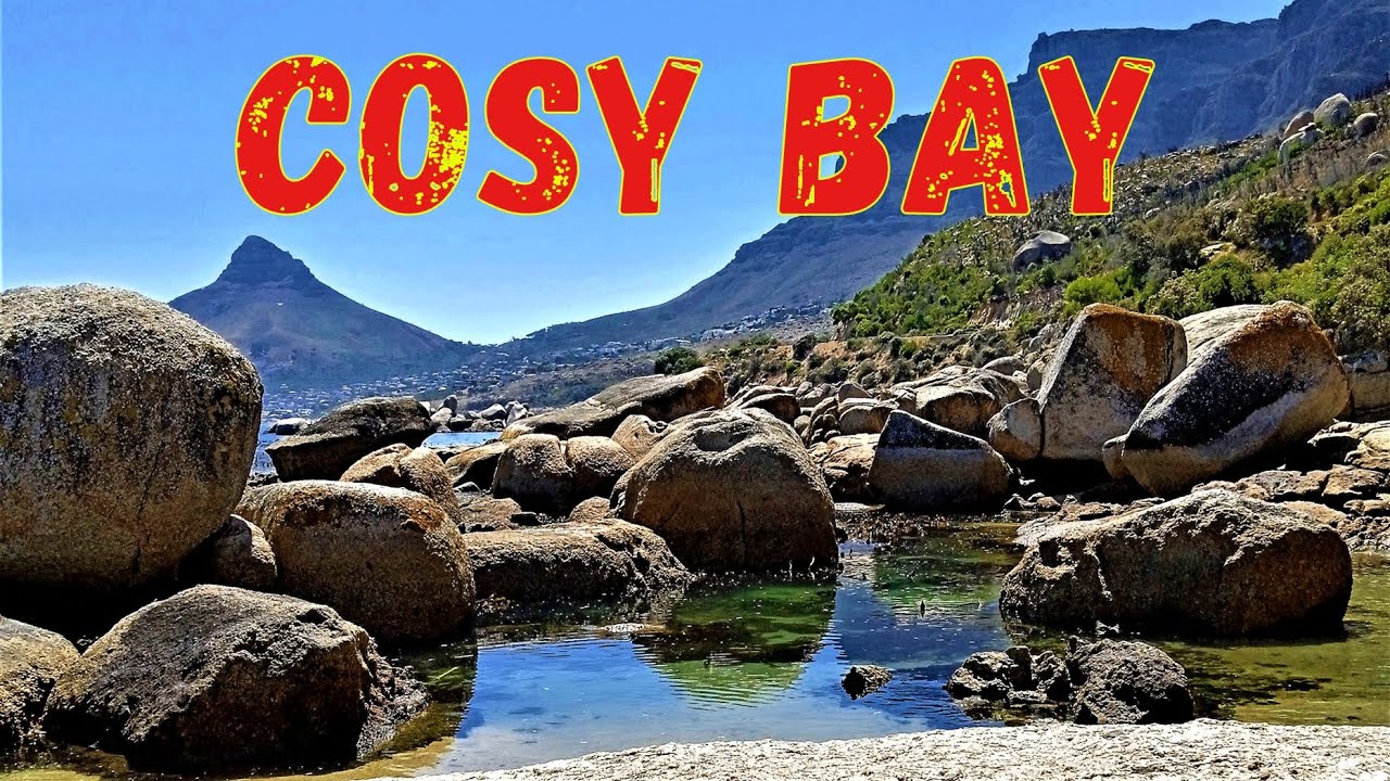 Aerial video of Sandy Cove/Cosy Bay, Victoria Road, Cape Town, South