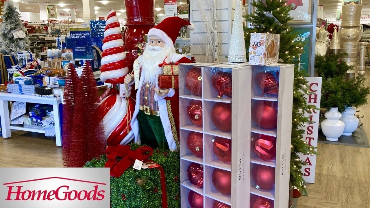 HOMEGOODS CHRISTMAS DECOR CHRISTMAS DECORATIONS ORNAMENTS SHOP WITH ME