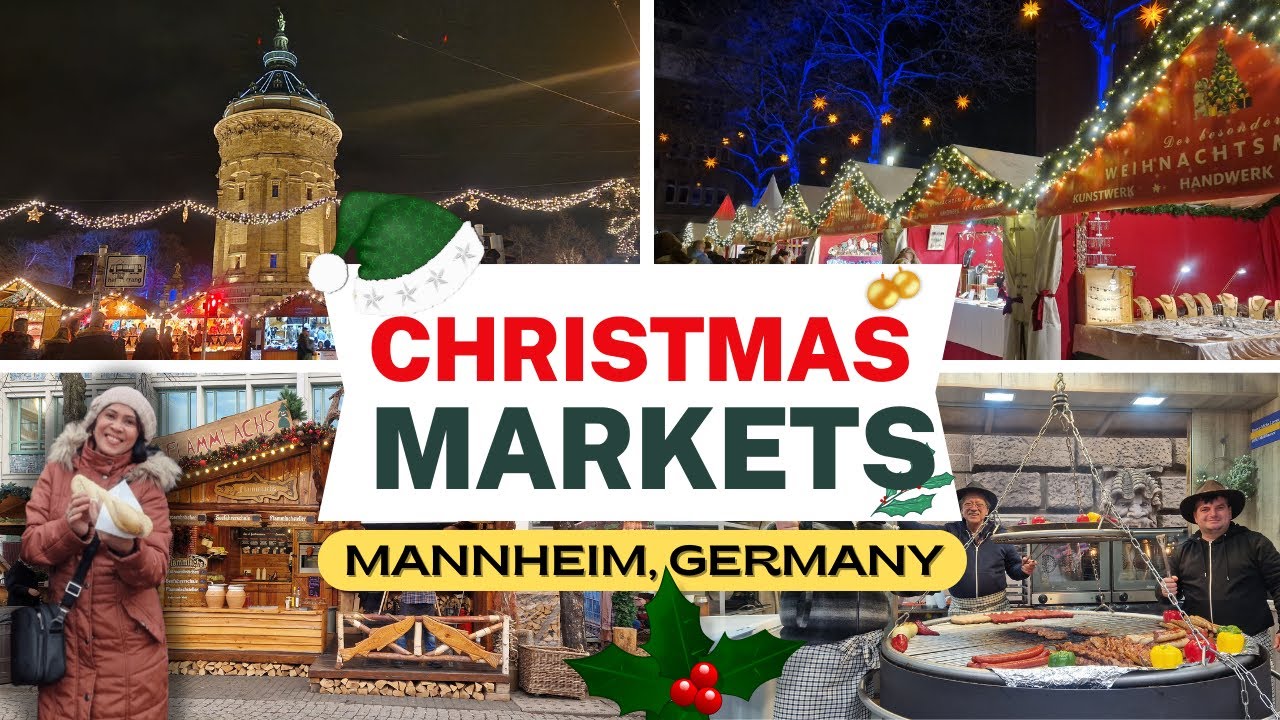 Indulge in Delights at MANNHEIM CHRISTMAS MARKETS 2023 (4K) | Mouth