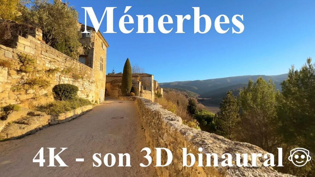 4K walking tour - plus beaux villages de France - Ménerbes
