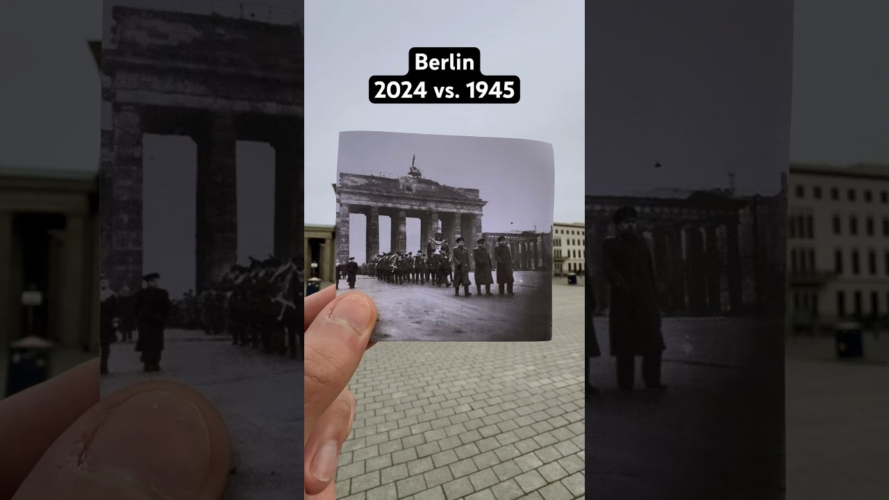 Berlin 1945 vs Berlin 2024: Berlin History old photos of WW2 #berlin # ...