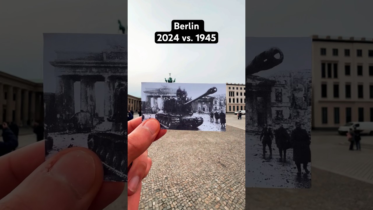 Berlin 1945 vs Berlin 2024: History Berlin old photo #berlin # ...