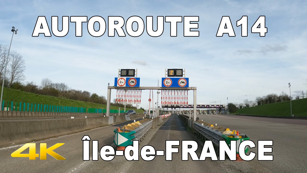 🇫🇷 Autoroute A14 Le plus cher de France Région La Défense 4KHD