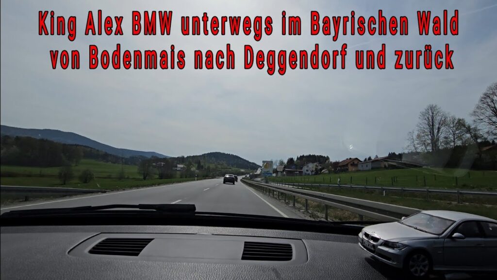King Alex BMW unterwegs im Bayrischen Wald von Bodenmais nach Deggendorf und zurück