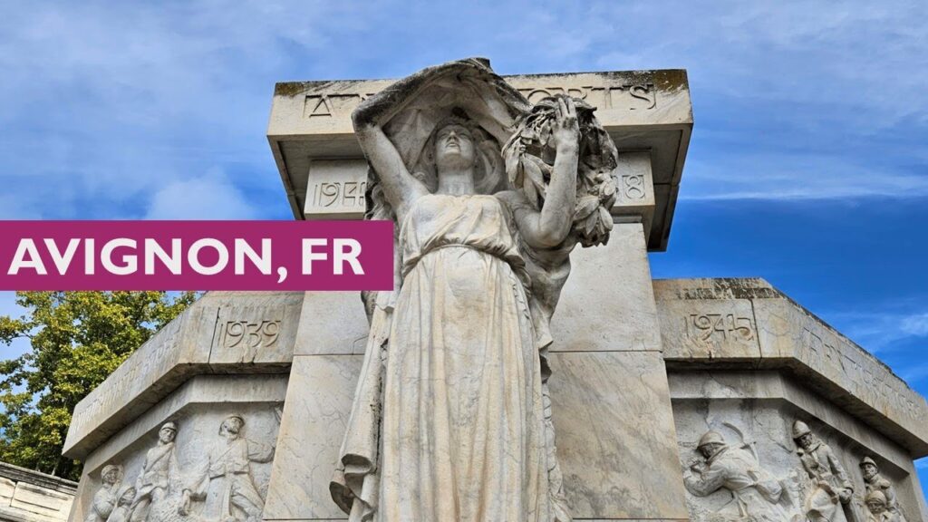 The Papal Palace and Broken Bridge of Avignon, FRANCE