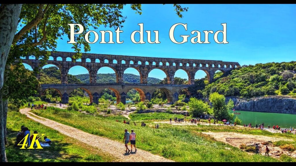 PONT DU GARD🌉Gard - Occitanie - Balade sur le Pont du Gard [4K]