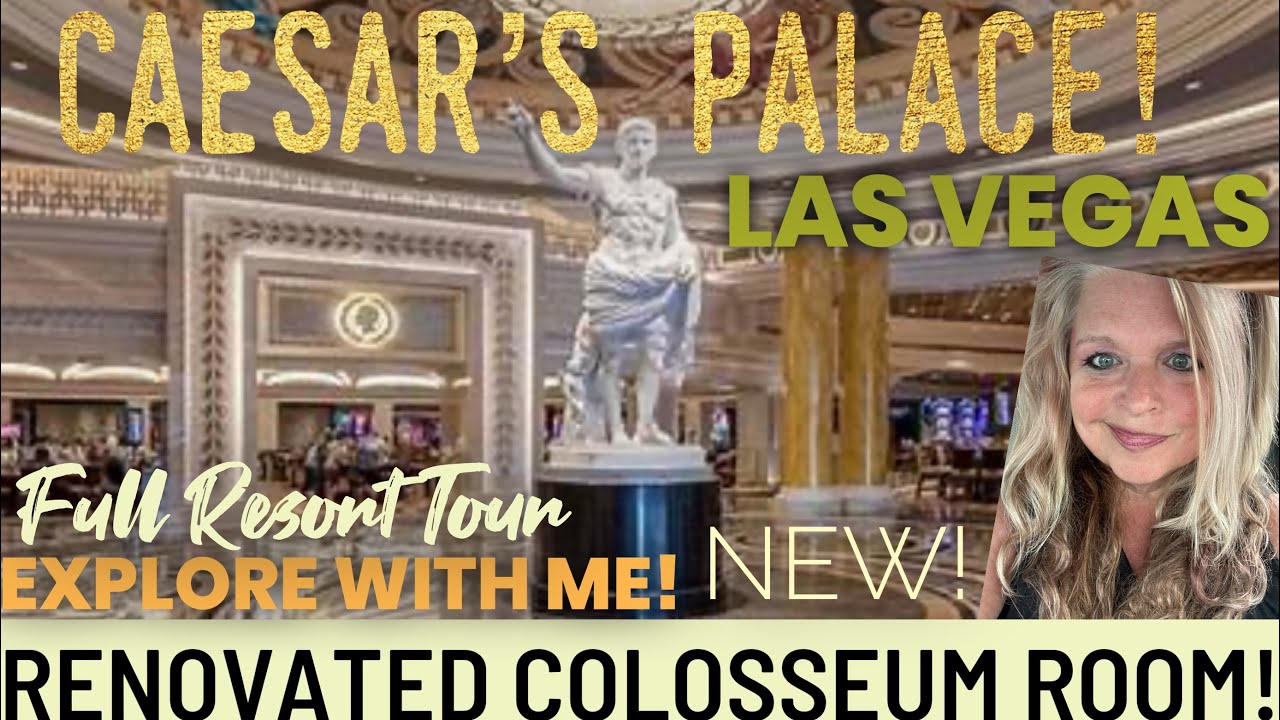 Caesar’s Palace Las Vegas Full Resort tour! Renovated remodeled