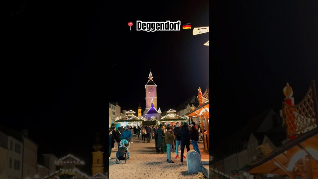 Deggendorf | Germany 🇩🇪 | Christkindlmarkt 2024 | #youtubeshorts #shorts #popular