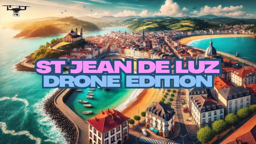 ST JEAN DE LUZ, FRANCE (BEAUTIFUL DRONE CAPTURES ) - 4K