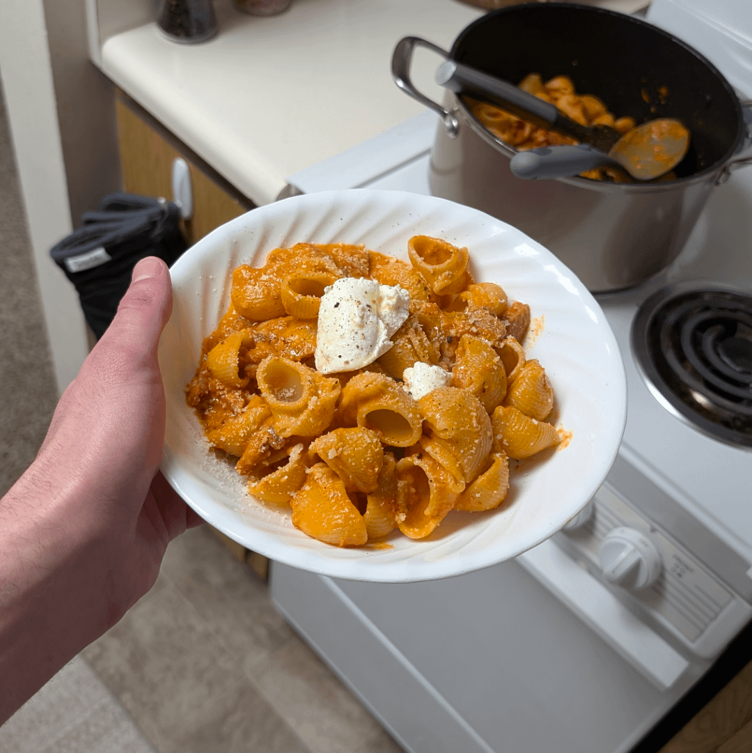 [OC] Spicy Sausage Gomitoni 