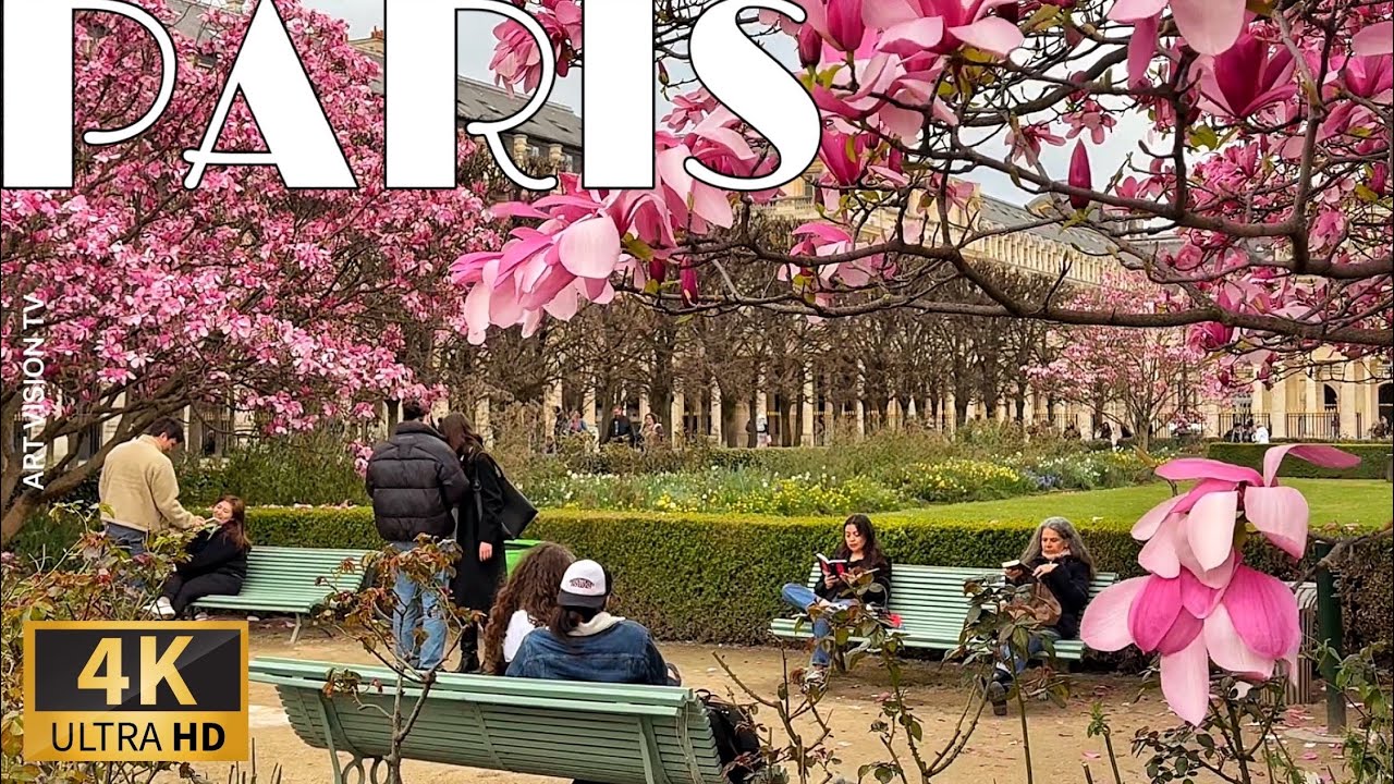 [🇫🇷Paris France 4K 60FPS Walking Tour] Paris Spring Walking Tour 05 ...