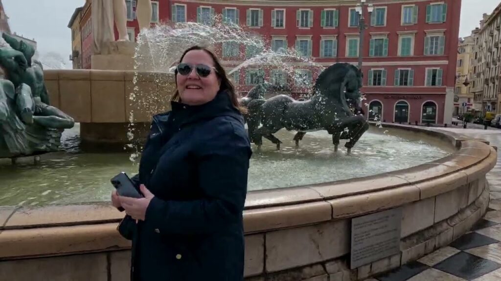 Winter Break in Nice, France (part 3) - Place Massena - Fontaine du Soleil - Quai des Etats-Unis