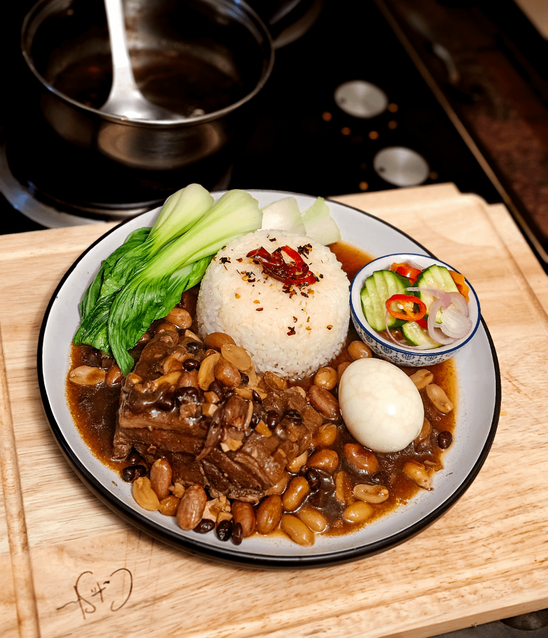 Photo inspiration: Gallery Detail: Homemade Humba Filipino Style Braised Pork Belly With Rice Chilli